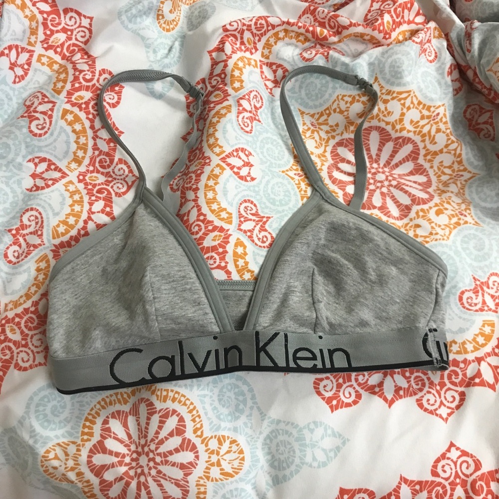 Calvin Klein modern cotton triangle bra